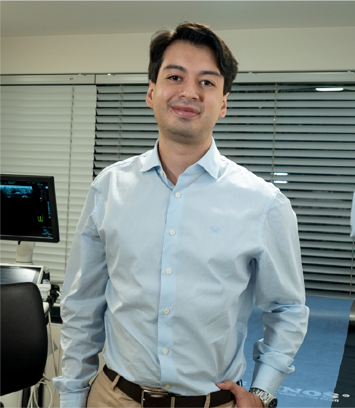 Dr. Sebastián Guerra en consulta vascular
